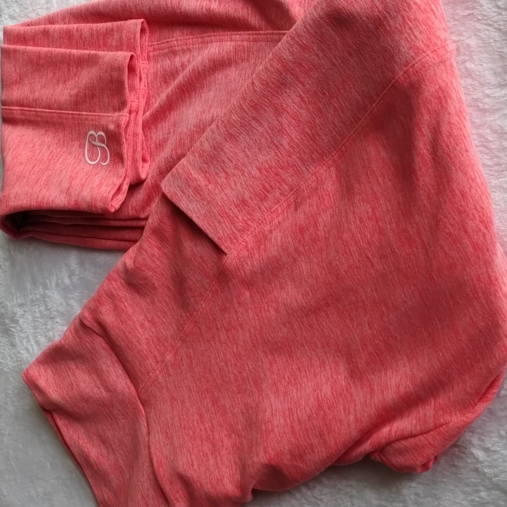 Bombshell Curves Leggings Scrunch Bum Pockets Coral π - Picture 5 of 14